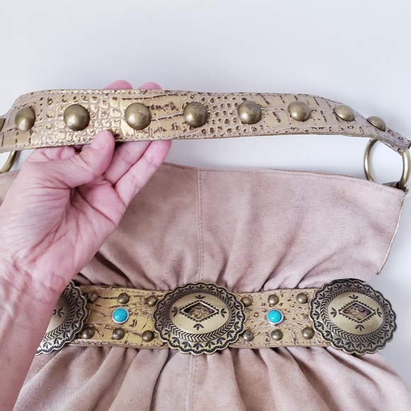 Vintage Kathy Van Zeeland Tan Shoulder Bag - Picture 5 of 16